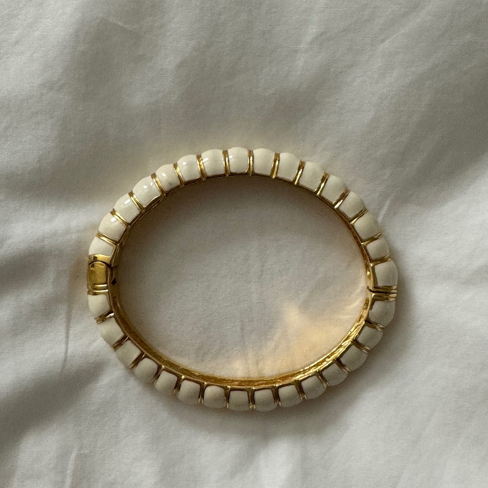 Kenneth Jay Lane Enamel Hinge Bracelet